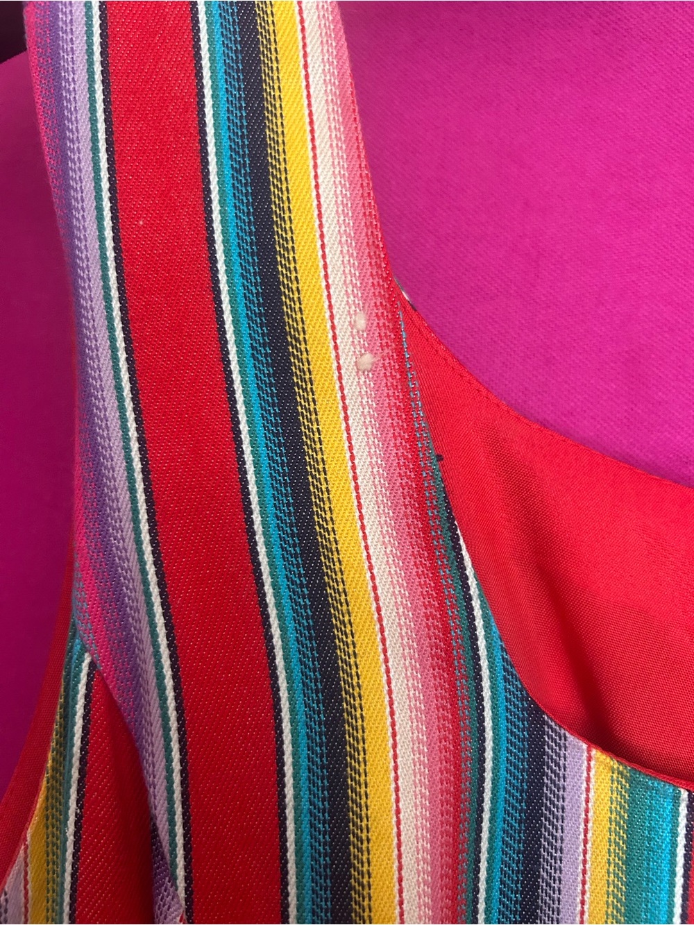 Cynthia Rowley Serape Stripe Maxi Dress Vintage Early 1990’s - Picture 6 of 7